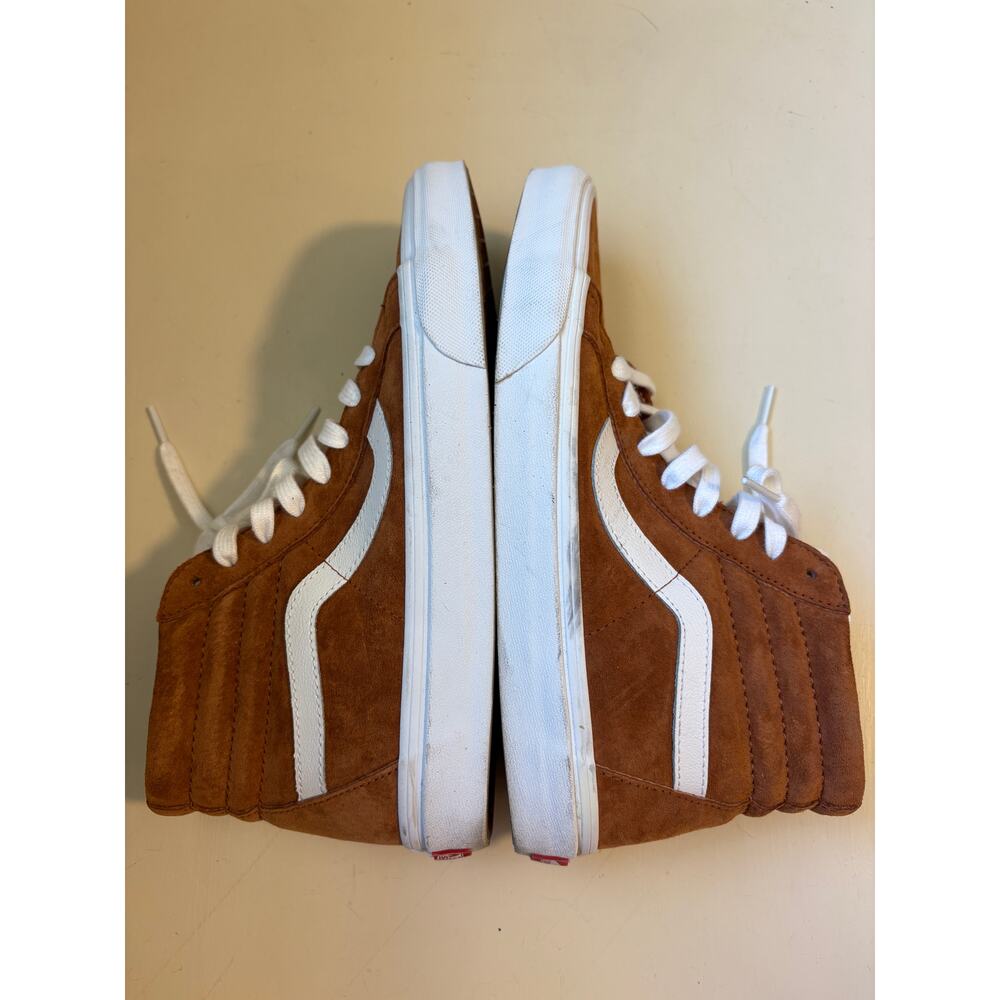 Vans Sk8-Hi Suede Brown W 9.5/M 8 - Picture 6 of 9
